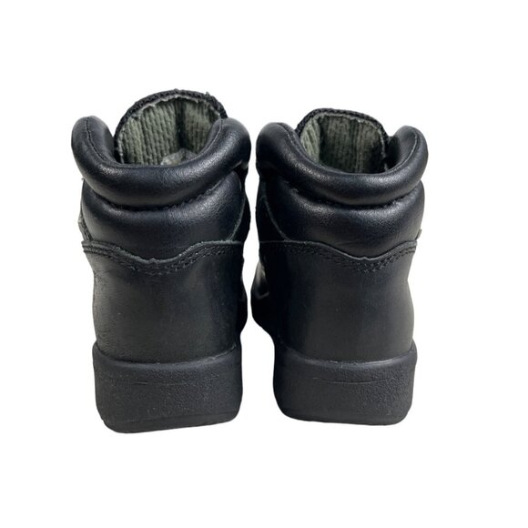Timberland Toddler Black Leather & Mesh Boots Size 5.5 - Picture 5 of 10